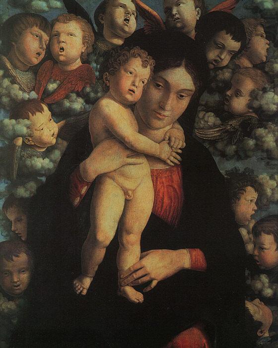 Andrea Mantegna Madonna and Child with Cherubs china oil painting image